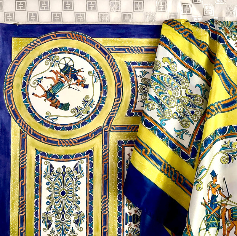 Investing in Art: The Value of Hand Painted designs and printed on Luxury Silk in Your Wardrobe