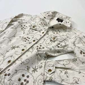 The TAJ - Ivory Twill Denim Jacket