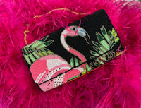 TT-FLAMINGO Hand Beaded Clutch-style2